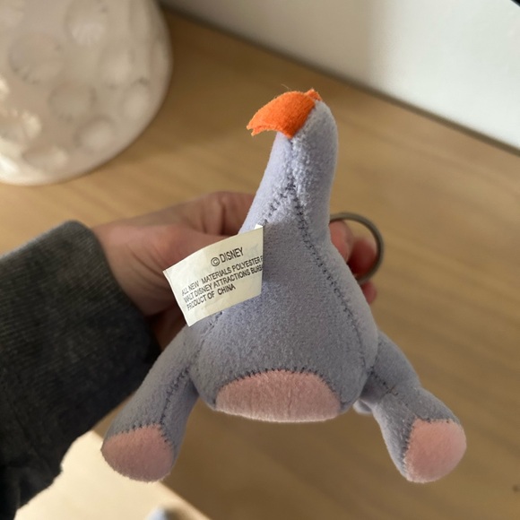 Vintage Disney Epcot Plush Figment Imagination Full Body Keychain - Picture 6 of 6